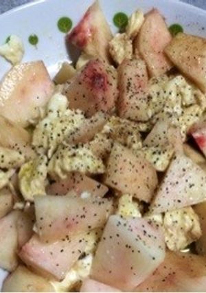 桃モッツァレラ-レシピのメイン写真