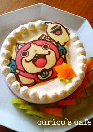 妖怪ウオッチ☆ジバニャンキャラケーキ-レシピのメイン写真