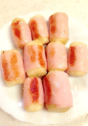 ハム巻きポテト-レシピのメイン写真