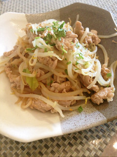豚肉ともやしのにんにく蒸し-レシピのメイン写真