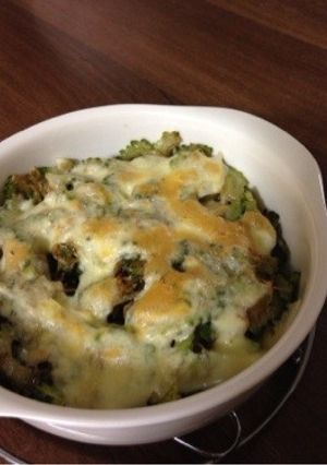 ゴーヤとおじゃこのチーズ焼き-レシピのメイン写真