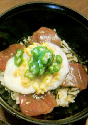 まぐろネバネバ丼-レシピのメイン写真