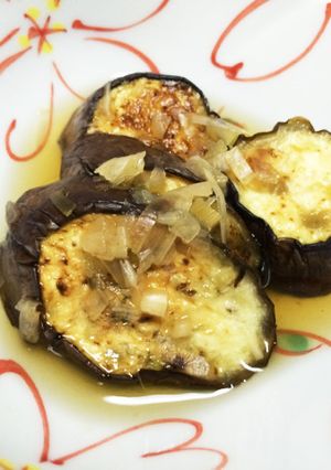 焼きナスとミョウガのおひたし-レシピのメイン写真