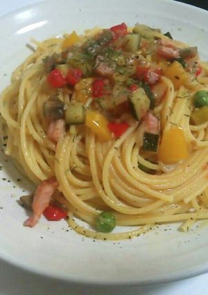 夏野菜のラグーパスタ-レシピのメイン写真