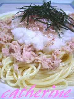 ★和風おろしツナスパゲッティー★-レシピのメイン写真