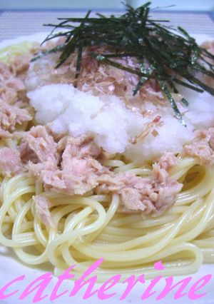 ★和風おろしツナスパゲッティー★-レシピのメイン写真