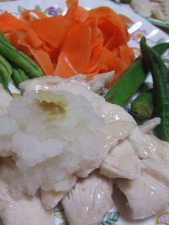 とぅるんとぅるん☆簡単ササミの冷しゃぶ風-レシピのメイン写真