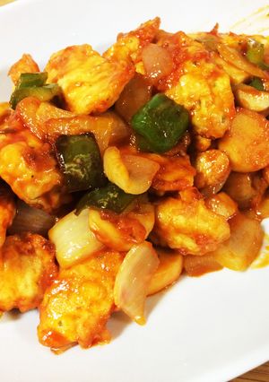 チキンナゲットで酢豚風野菜いため！-レシピのメイン写真