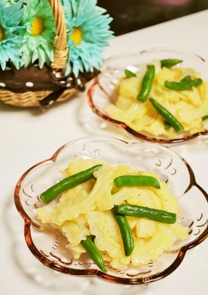 ウェイパーde白ゴーヤの炒め物-レシピのメイン写真