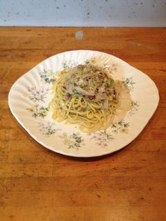 フォアグラと山伏茸のスパゲッティ-レシピのメイン写真