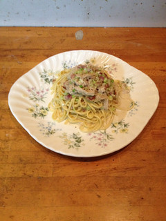 フォアグラと山伏茸のスパゲッティ-レシピのメイン写真