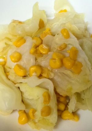 超～簡単☆副菜☆コーンキャベツ-レシピのメイン写真