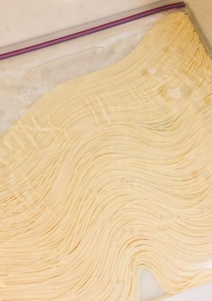 モチモチシコシコ！1分茹でるだけのパスタ-レシピのメイン写真