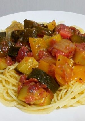 野菜の冷たいスパゲティ-レシピのメイン写真