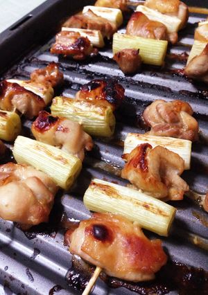 グリルで作る♪ 照りっと焼き鳥-レシピのメイン写真