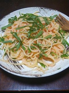 混ぜるだけ!明太子スパゲティ-レシピのメイン写真