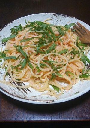 混ぜるだけ！明太子スパゲティ-レシピのメイン写真