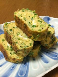 ニラたっぷり!ニラ入り卵焼き-レシピのメイン写真