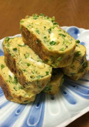 ニラたっぷり！ニラ入り卵焼き-レシピのメイン写真
