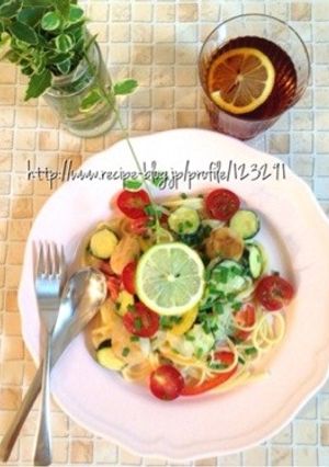 野菜たっぷりレモンクリームパスタ-レシピのメイン写真