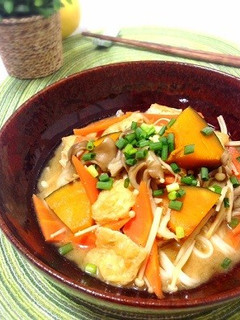 10分で☆ほうとう仕立ての温そうめん-レシピのメイン写真