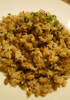 父のレシピ★納豆チャーハン-レシピのメイン写真