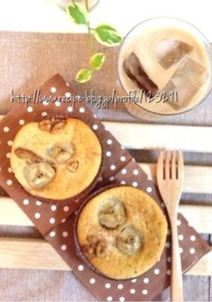 バナナとくるみのシナモンケーキ-レシピのメイン写真