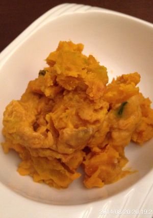 レトルトカレーで♫パンプキンサラダ-レシピのメイン写真