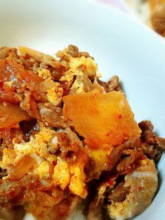包丁いらず♪簡単豚キムチ丼-レシピのメイン写真
