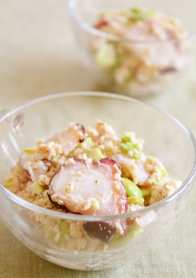 タコと枝豆の白和え-レシピのメイン写真