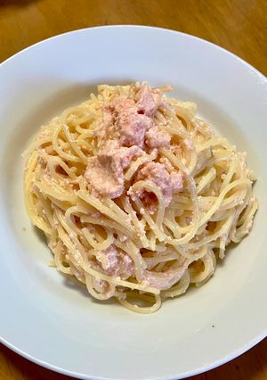 辛子明太子クリームパスタ-レシピのメイン写真