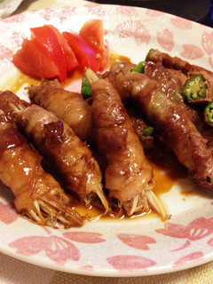 もやし&おくらの豚肉巻き-レシピのメイン写真