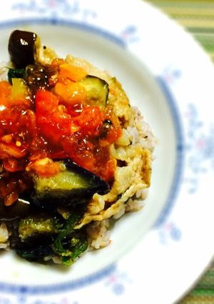 夏バテ解消!野菜のトマトジュレ丼♪-レシピのメイン写真