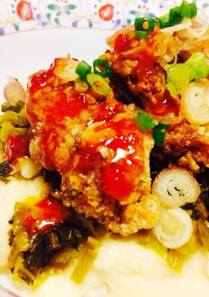 和風エスニック!豚唐チリソース丼!-レシピのメイン写真