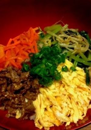 ビビンバ丼-レシピのメイン写真