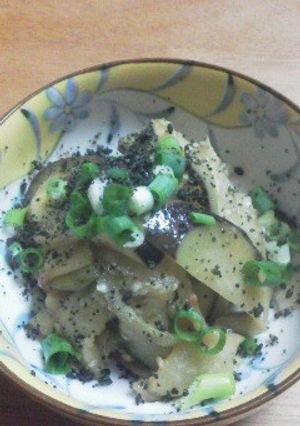 レンジで簡単！茄子の香味ソース和え-レシピのメイン写真