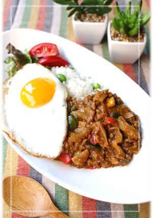 私が主役♪かんぴょうたっぷりキーマカレー-レシピのメイン写真