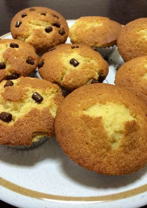 ホットケーキMIX絶品生クリームマフィン-レシピのメイン写真