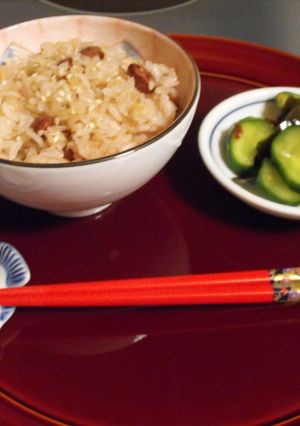 お餅でお赤飯-レシピのメイン写真