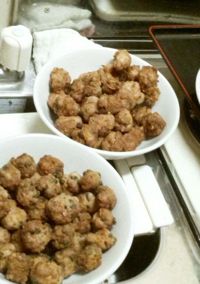 お弁当用冷凍作り置き☆肉団子４種類！-レシピのメイン写真