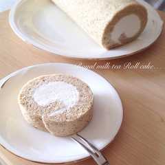 รูปของ ミルクティーロールケーキ