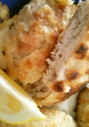 フライパンで チーズ入り 焼き とんカツ-レシピのメイン写真