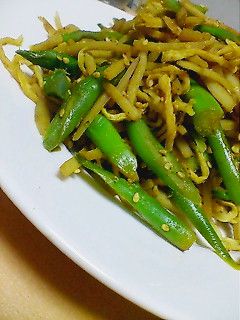 カレーきんぴら-レシピのメイン写真