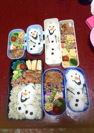 キャラ弁　オラフ-レシピのメイン写真