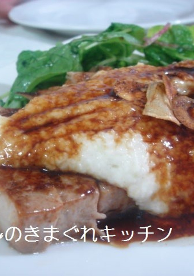 マグロのソテー　ワサビとろろソース-レシピのメイン写真