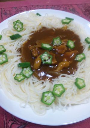 ピリッ、あっさり、そうめんカレー-レシピのメイン写真
