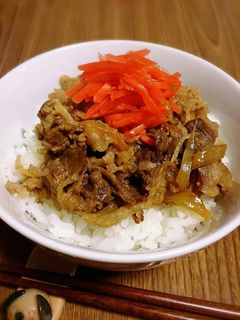 我が家の牛丼 ♪-レシピのメイン写真
