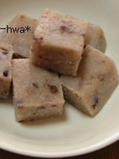 おからのモチモチさん。アズキ味♪-レシピのメイン写真