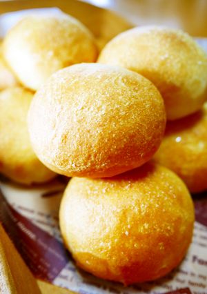 朝食&ランチ♪丸く作って簡単☆HB塩パン-レシピのメイン写真