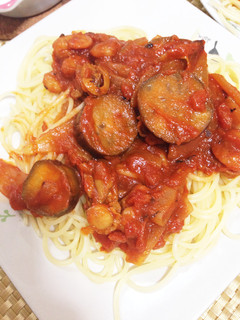 簡単トマトパスタ-レシピのメイン写真